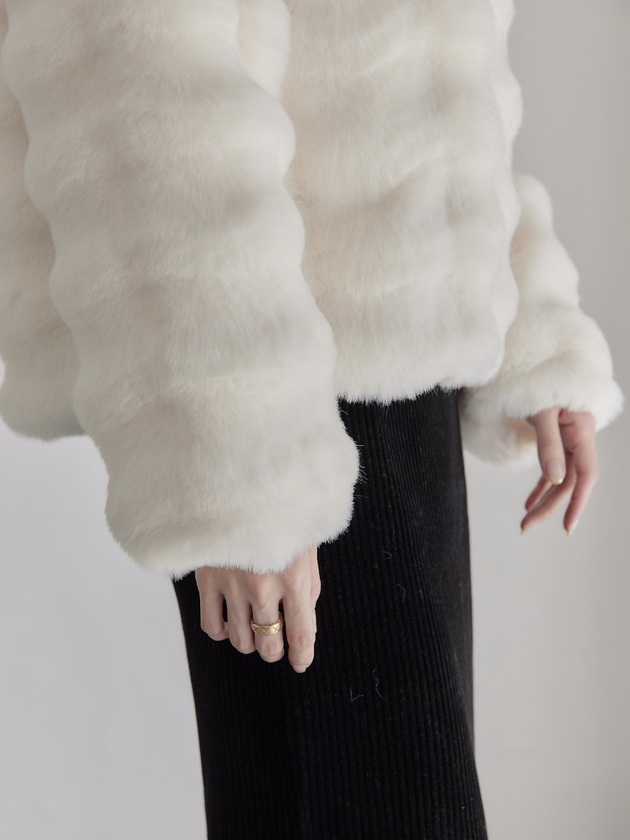 23AWフローレントECO FUR JACKET-